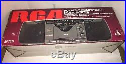 VINTAGE RCA AM FM STEREO RADIO CASSETTE RECORDER BOOM Rp-7824 New In Box