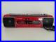 VINTAGE-SANYO-M-W737K-RED-RADIO-BOOMBOX-DUAL-CASSETTE-RECORDER-AM-FM-Read-01-dxjk