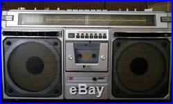 VINTAGE SHARP GF-8585H BOOMBOX Stereo Radio cassette recorder