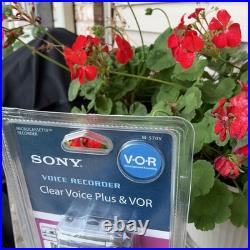 VINTAGE SONY M-570V MICROCASSETTE RECORDER FACTORY SEALED NEW BUNDLE With TAPES