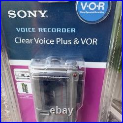 VINTAGE SONY M-570V MICROCASSETTE RECORDER FACTORY SEALED NEW BUNDLE With TAPES