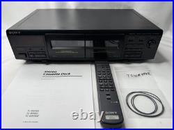 VINTAGE SONY STEREO CASSETTE DECK TC-WR350Z COMPLETE With REMOTE MANUAL BELT KIT