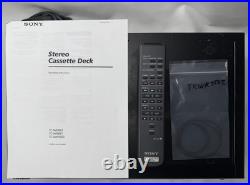 VINTAGE SONY STEREO CASSETTE DECK TC-WR350Z COMPLETE With REMOTE MANUAL BELT KIT