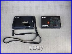 VINTAGE SONY WALKMAN STEREO CASSETTE RECORDER WM-D3 WithCASE SOLD AS-IS