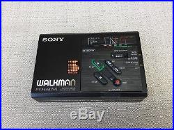 VINTAGE SONY WALKMAN STEREO CASSETTE RECORDER WM-D3 WithCASE SOLD AS-IS