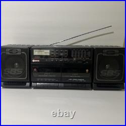 VINTAGE Samsung PD-770 Radio Double Cassette Recorder Stereo VERY CLEAN FOR AGE