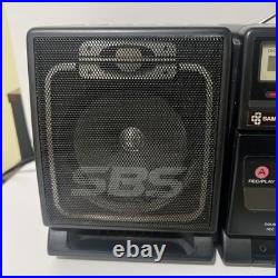 VINTAGE Samsung PD-770 Radio Double Cassette Recorder Stereo VERY CLEAN FOR AGE