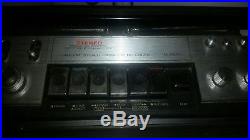 VINTAGE Sanyo Boombox M9994 Ghettoblaster Radio Cassette Recorder Player
