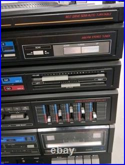 VINTAGE Sanyo GXT 255 Stereo Music System FULLY WORKING Tested with ManualClean