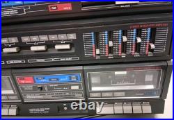 VINTAGE Sanyo GXT 255 Stereo Music System FULLY WORKING Tested with ManualClean