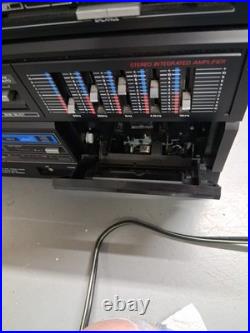 VINTAGE Sanyo GXT 255 Stereo Music System FULLY WORKING Tested with ManualClean