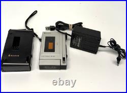 VINTAGE Sanyo NBP-07 Electronica Memo Tape Recorder Powers On- UNTESTED