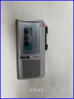 VINTAGE Sony M-570V Handheld Cassette Voice Recorder TESTED WORKS AMAZING