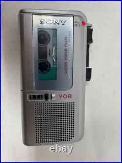VINTAGE Sony M-570V Handheld Cassette Voice Recorder TESTED WORKS AMAZING