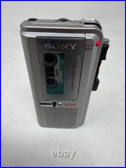VINTAGE Sony M-570V Handheld Cassette Voice Recorder TESTED WORKS AMAZING
