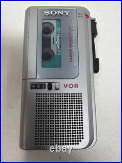 VINTAGE Sony M-570V Handheld Cassette Voice Recorder TESTED WORKS AMAZING