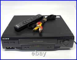 VINTAGE Sony SLV-N51 4-Head Hi-Fi Stereo VCR with Remote VCR