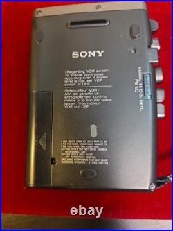 VINTAGE Sony TCS-580V Stereo Cassette Recorder Works Great