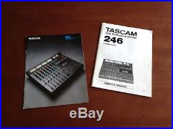 VINTAGE TASCAM 246 PortaStudio 4 Track Cassette Analog Tape Recorder 388 NR-MINT