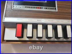 VTG 1969 Ampex Micro 86 20 Watts Cassette Recorder VTG 1969 Ampex Micro 86 20 Watts Cassette Recorder