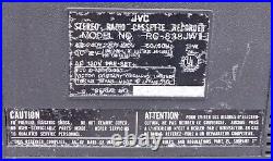 VTG 1978 JVC RC-838JW II Boombox Stereo Radio Cassette Player Recorder READ