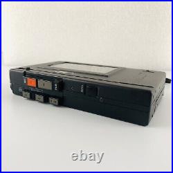 VTG 1982 Sanyo TRC-2500 Cassette Tape Recorder Hand Held Player WORKS