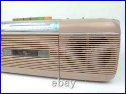 VTG 80s Sharp Radio Cassette QT-50 Beige Stranger Things Tested READ