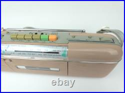 VTG 80s Sharp Radio Cassette QT-50 Beige Stranger Things Tested READ