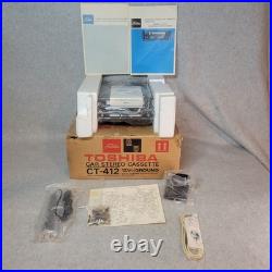 VTG Classic Car Toshiba Cassette Tape Stereo NEW NEVER USED CT-412 Recorder VTG Classic Car Toshiba Cassette Tape Stereo NEW NEVER USED CT-412 Recorder