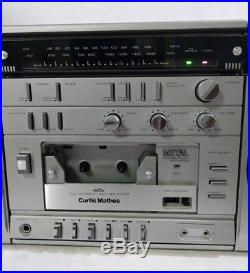 VTG Curtis Mathes JX-500 BOOMBOX AM/FM RADIO CASSETTE RECORDER