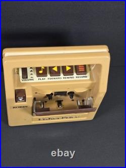VTG Fisher Price Cassette Tape Recorder 1980s # 826 With 7 Books & 9 Tapes