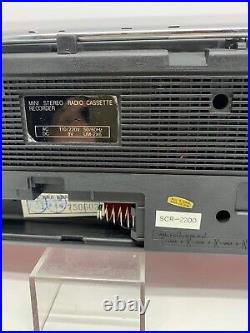 VTG International MINI AM/FM Stereo Radio Cassette Recorder 2-Way System Taiwan