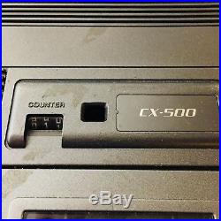 VTG JVC CX-500 Color TV Radio Tape Cassette Recorder, Ghetto Player