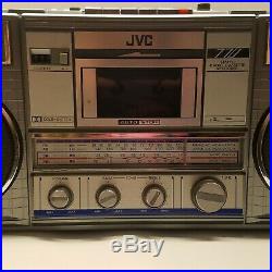 VTG JVC RC-770 JW Stereo Radio Cassette Recorder Boom Box Blaster Tested Read