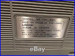 VTG Lasonic de luxe portable radio cassette recorder Model TRC-920