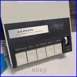 VTG Lloyd's Model 2V96A-114 Cassette Tape Recorder with box Collector Special EUC