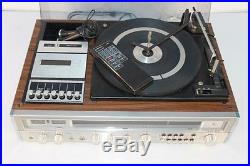 VTG Lloyd's Stereo Receiver, Cassette Recorder, Turntable + Remote Microphone