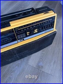 VTG Magnavox D8300 Dual Deck Stereo Radio Cassette Recorder Tested & Works