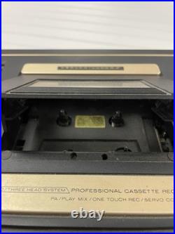 VTG Marantz PMD 220 Professional Portable Mono Cassette Recorder 1980's WORKS