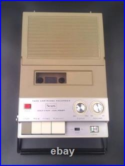 VTG MidCentury MFG in Japan SEARS Portable Cartridge/Cassette Player/Working