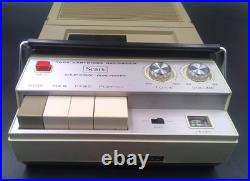 VTG MidCentury MFG in Japan SEARS Portable Cartridge/Cassette Player/Working