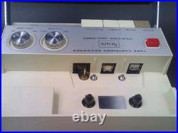 VTG MidCentury MFG in Japan SEARS Portable Cartridge/Cassette Player/Working