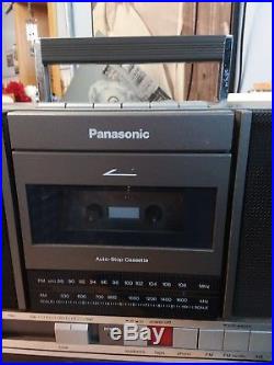 VTG Panasonic SG-J500 Boombox AM/FM Radio Record Player Cassette