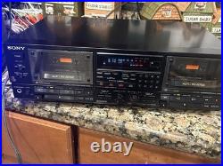 VTG SONY TC-WR950 Double Cassette Tape Deck Player Recorder Stereo japan VIDEO
