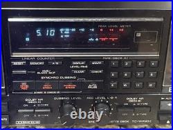 VTG SONY TC-WR950 Double Cassette Tape Deck Player Recorder Stereo japan VIDEO