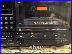 VTG SONY TC-WR950 Double Cassette Tape Deck Player Recorder Stereo japan VIDEO