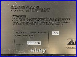 VTG SONY TC-WR950 Double Cassette Tape Deck Player Recorder Stereo japan VIDEO