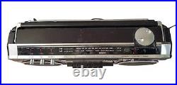 VTG Sanyo Boom Box AM/FM Stereo Radio Cassette Recorder Tape Player WORKING FLAW VTG Sanyo Boom Box AM/FM Stereo Radio Cassette Recorder Tape Player WORKING FLAW