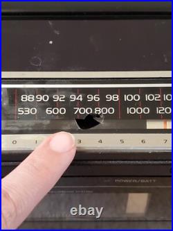 VTG Sanyo Boom Box AM/FM Stereo Radio Cassette Recorder Tape Player WORKING FLAW VTG Sanyo Boom Box AM/FM Stereo Radio Cassette Recorder Tape Player WORKING FLAW