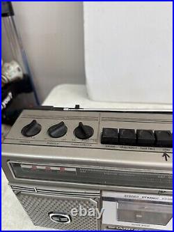 VTG Sharp GF-5050 Boombox Radio Cassette & Recorder Very Rare Works